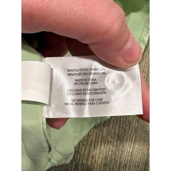 NWT Eddie Bauer Womens Adventure Shirt Short Sleeve Button-Up UPF 50 Green XL - Picture 5 of 6